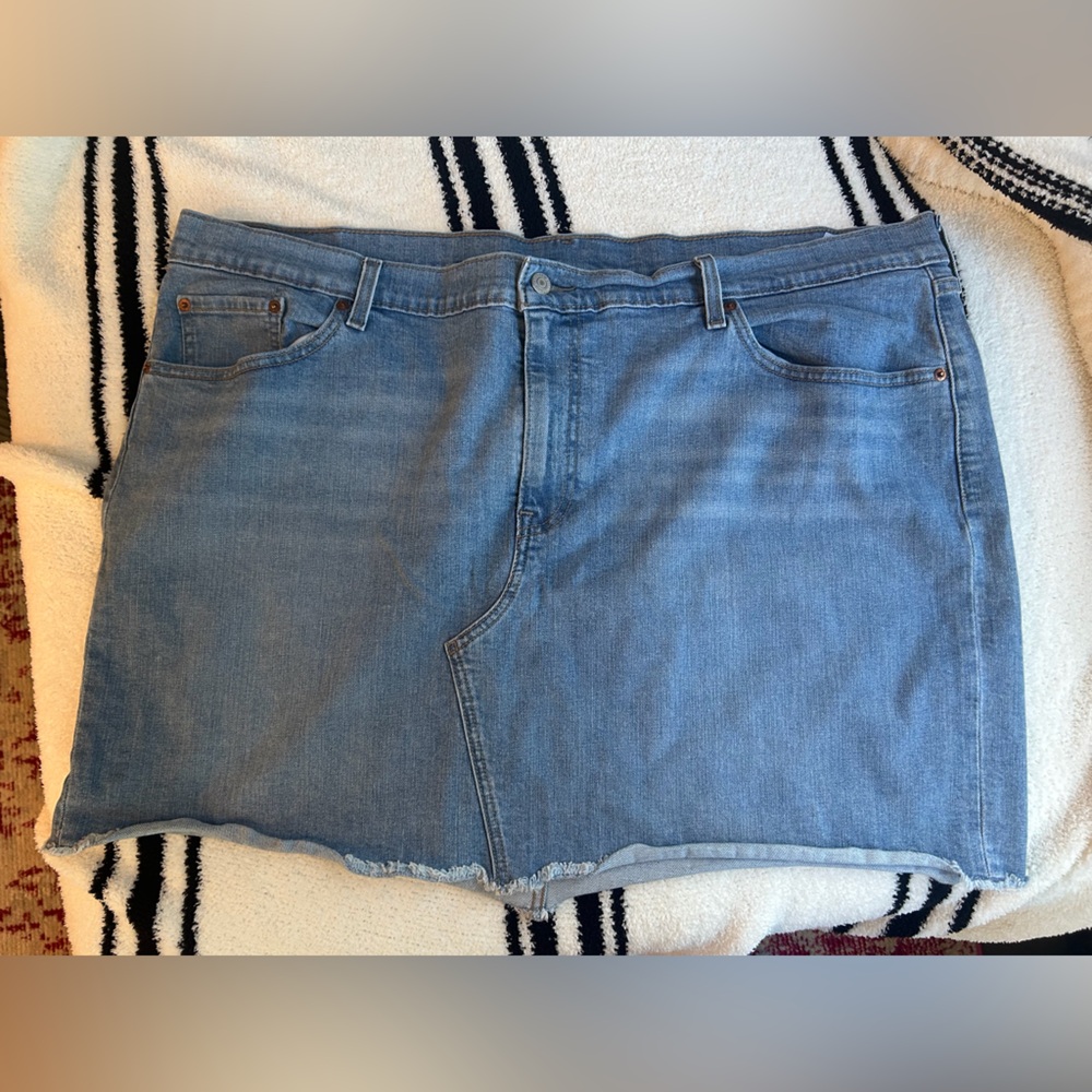 Levi's Light Blue Denim Skirt